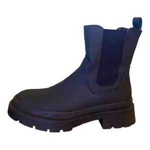 Dream Pairs Chelsea Platform Boots, Black, Women's 8.5